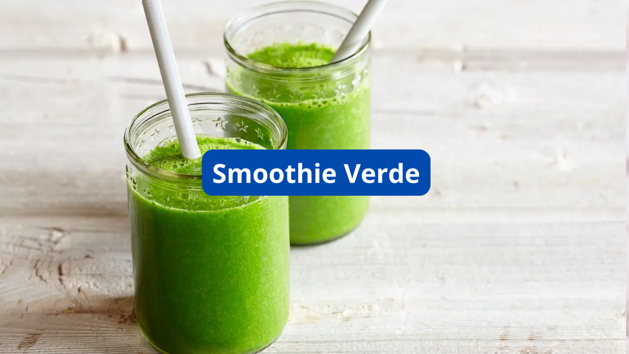 Smoothie Verde Anti-Inflamatório para o Café da Manhã